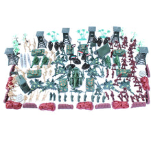 Load image into Gallery viewer, 170 pcs Classic WWII Military Playset Plastic Toy Soldier Army Men 5cm Figures & Accessories