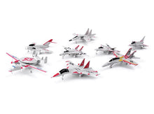 Load image into Gallery viewer, 8 pcs Mini Military Airplane Fighter Aircraft Plane 4D Assembly Model Kit Toy