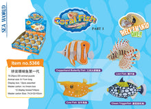 Load image into Gallery viewer, Set of 4 Coral Fish Animal Part I 4D 3D Puzzle Model Educational DIY Toy
