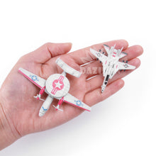 Load image into Gallery viewer, 8 pcs Mini Military Airplane Fighter Aircraft Plane 4D Assembly Model Kit Toy