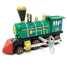 Load image into Gallery viewer, MS432 Vintage Steam Train Engine Locomotive Retro Clockwork Wind Up Tin Toy Collectible