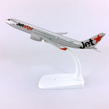 Load image into Gallery viewer, Jetstar Airways Australia Airlines A330 Airbus Airplane 16cm Diecast Plane Model