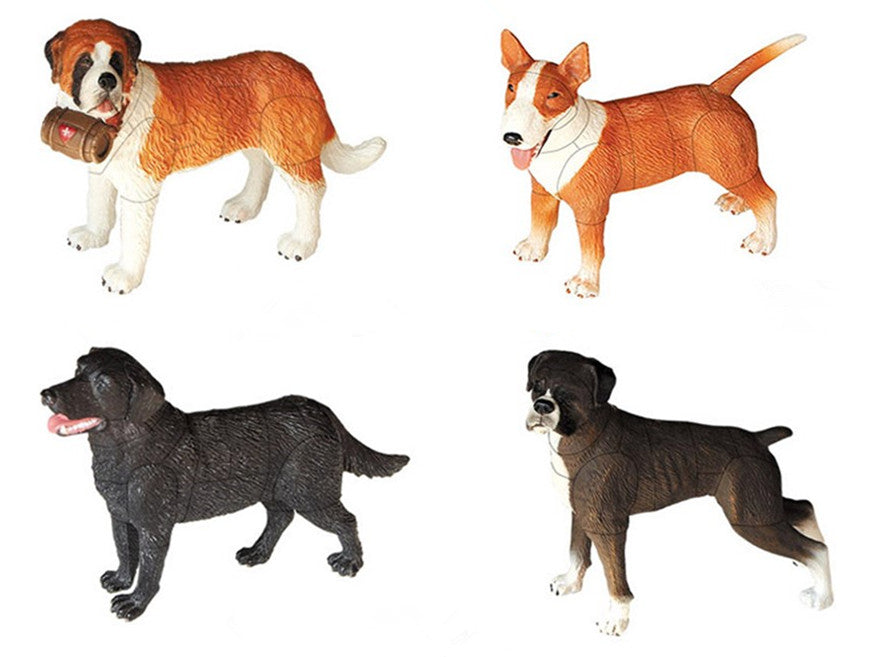 Set of 4 Dogs Animal Part I 4D 3D Puzzle Model DIY Educational Toy – e-Toyer