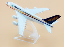Load image into Gallery viewer, China Postal Airlines EMS Airbus A380 Airplane 16cm Diecast Plane Model