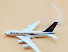Load image into Gallery viewer, China Postal Airlines EMS Airbus A380 Airplane 16cm Diecast Plane Model