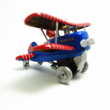 Load image into Gallery viewer, MS643 Looping Plane Airplane Retro Clockwork Wind Up Tin Toy Collectible