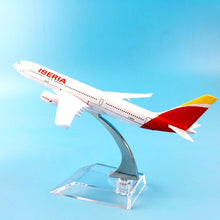 Load image into Gallery viewer, Spain Iberia Airlines Airbus A330 EC-MJA Airplane 16cm Diecast Plane Model