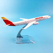 Load image into Gallery viewer, Spain Iberia Airlines Airbus A330 EC-MJA Airplane 16cm Diecast Plane Model