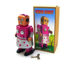 Load image into Gallery viewer, MS461 Vintage Venus Robot Retro Clockwork Wind Up Tin Toy Collectible