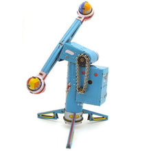 Load image into Gallery viewer, MS446 Coney Island Space Rocket Ride Retro Clockwork Wind Up Tin Toy Collectible