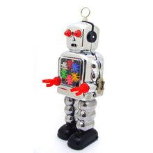 Load image into Gallery viewer, MS436 Mechanical High Wheel Robot Retro Clockwork Wind Up Tin Toy Collectible (Choose Color)