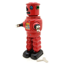 Load image into Gallery viewer, MS640 Vintage Mechanical Walking Roby Robot Retro Clockwork Wind Up Tin Toy Collectible (Choose Color)
