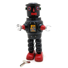 Load image into Gallery viewer, MS640 Vintage Mechanical Walking Roby Robot Retro Clockwork Wind Up Tin Toy Collectible (Choose Color)