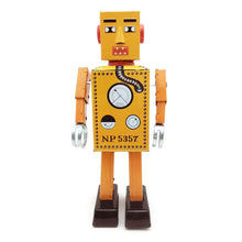 Load image into Gallery viewer, MS393 Mechanical Walking Robot Lilliput Retro Clockwork Wind Up Tin Toy Collectible