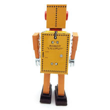 Load image into Gallery viewer, MS393 Mechanical Walking Robot Lilliput Retro Clockwork Wind Up Tin Toy Collectible