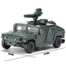 Load image into Gallery viewer, 4 pcs KFZ 305 Opel Blitz Truck & HMMWV M1046 Military Vehicle 4D Assembly Model Kit Toy
