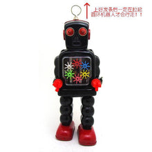 Load image into Gallery viewer, MS436 Mechanical High Wheel Robot Retro Clockwork Wind Up Tin Toy Collectible (Choose Color)