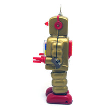 Load image into Gallery viewer, MS436 Mechanical High Wheel Robot Retro Clockwork Wind Up Tin Toy Collectible (Choose Color)