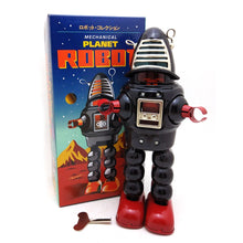 Load image into Gallery viewer, MS430 Mechanical Planet Robot Retro Clockwork Wind Up Tin Toy Collectible (Choose Color)