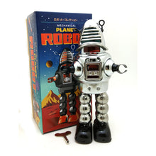 Load image into Gallery viewer, MS430 Mechanical Planet Robot Retro Clockwork Wind Up Tin Toy Collectible (Choose Color)