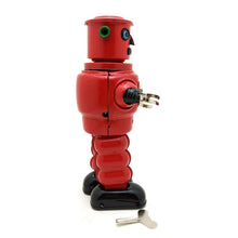 Load image into Gallery viewer, MS640 Vintage Mechanical Walking Roby Robot Retro Clockwork Wind Up Tin Toy Collectible (Choose Color)