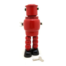 Load image into Gallery viewer, MS640 Vintage Mechanical Walking Roby Robot Retro Clockwork Wind Up Tin Toy Collectible (Choose Color)