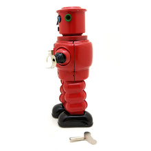 Load image into Gallery viewer, MS640 Vintage Mechanical Walking Roby Robot Retro Clockwork Wind Up Tin Toy Collectible (Choose Color)
