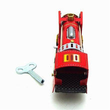 Load image into Gallery viewer, MS410 Vintage Railroad Locomotive Engine Train Retro Clockwork Wind Up Tin Toy Collectible