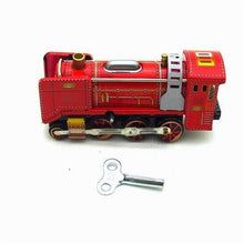 Load image into Gallery viewer, MS410 Vintage Railroad Locomotive Engine Train Retro Clockwork Wind Up Tin Toy Collectible