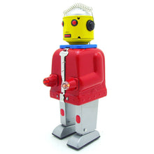 Load image into Gallery viewer, MS645 Mr. Robot The Mechanical Brain Retro Clockwork Wind Up Tin Toy Collectible (Choose Color)
