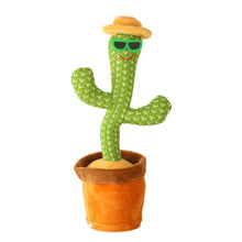 Load image into Gallery viewer, Funny Emoin Dancing Cactus Singing Cactus Novelty Toy Talking Cactus Speaker Plush Toy for Home Decoration and Children Playing (Choose Style)