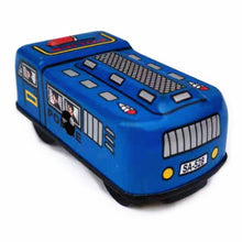 Load image into Gallery viewer, Vintage Mini Police Blue Car Model Retro Clockwork Wind Up Tin Toy Collectible