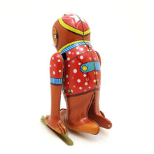 Load image into Gallery viewer, MS655 Vintage Tumbling Monkey Retro Clockwork Wind Up Tin Toy Collectible