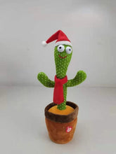 Load image into Gallery viewer, Funny Emoin Dancing Cactus Singing Cactus Novelty Toy Talking Cactus Speaker Plush Toy for Home Decoration and Children Playing (Choose Style)