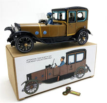 Load image into Gallery viewer, MS806 Vintage Green Old Fashioned Car Retro Clockwork Wind Up Tin Toy Collectible