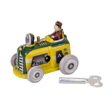 Load image into Gallery viewer, MS511 Vintage European Tractor Wagon Vehicle Clockwork Wind Up Tin Toy Collectible