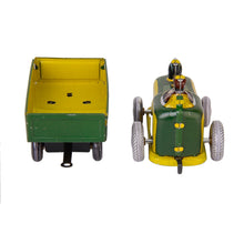 Load image into Gallery viewer, MS511 Vintage European Tractor Wagon Vehicle Clockwork Wind Up Tin Toy Collectible