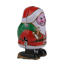 Load image into Gallery viewer, MS241 Vintage Santa Claus Robot Retro Clockwork Wind Up Tin Toy Collectible
