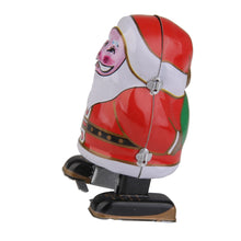 Load image into Gallery viewer, MS241 Vintage Santa Claus Robot Retro Clockwork Wind Up Tin Toy Collectible