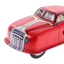 Load image into Gallery viewer, MS644 Mini Fire Car Vehicle Retro Clockwork Wind Up Tin Toy Collectible