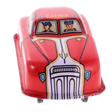 Load image into Gallery viewer, MS644 Mini Fire Car Vehicle Retro Clockwork Wind Up Tin Toy Collectible