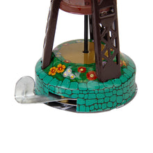 Load image into Gallery viewer, MM264 Vintage Flying Planes Go Round Retro Clockwork Wind Up Tin Toy Collectible