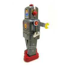 Load image into Gallery viewer, MS438 Mechanical Walking Spaceman Robot Retro Clockwork Wind Up Tin Toy Collectible