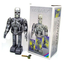 Load image into Gallery viewer, MS288 Skull Robot Terminator Robot Retro Clockwork Wind Up Tin Toy Collectible