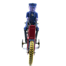 Load image into Gallery viewer, MS459 Policeman on Motorbike Retro Clockwork Wind Up Tin Toy Collectible