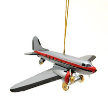 Load image into Gallery viewer, MF3310 Douglas DC-3 Airplane Christmas-Hanging Ornament Tin Toy Collectible