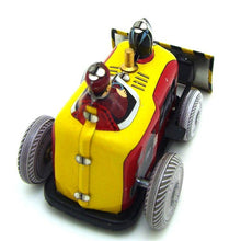 Load image into Gallery viewer, MS512 Vintage Small Diesel Bulldozer Retro Clockwork Wind Up Tin Toy Collectible