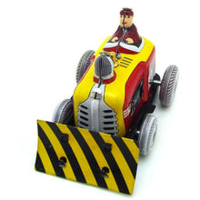 Load image into Gallery viewer, MS512 Vintage Small Diesel Bulldozer Retro Clockwork Wind Up Tin Toy Collectible
