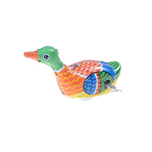Load image into Gallery viewer, MS042 Swimming Duck Retro Clockwork Wind Up Tin Toy Collectible