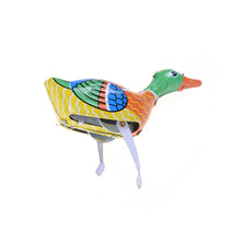 Load image into Gallery viewer, MS042 Swimming Duck Retro Clockwork Wind Up Tin Toy Collectible